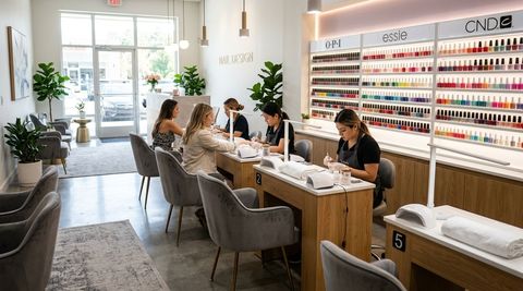 Illustration of Nail design, nail salon in West Long Branch, NJ